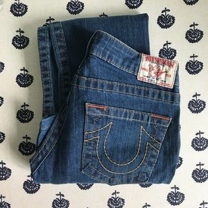 True Religion Women’s Straight Leg Johnny Jeans